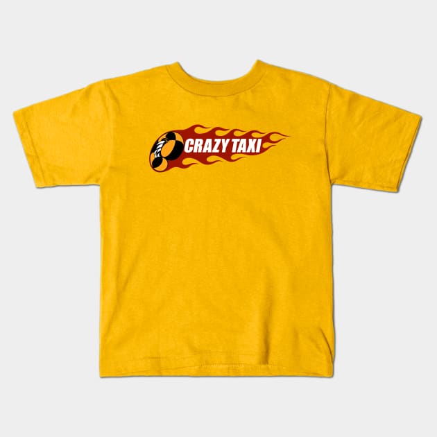 Crazy Taxi Kids T-Shirt by LeeRobson